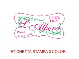 Etichette adesive per fioristi, fiorai e vivaisti (mm 44X23)  (cod.108G)